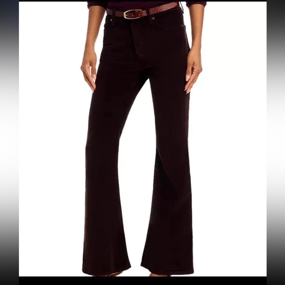 FRAME LE EASY FLARE CORDUROY JEANS ESPRESSO Brown 26 NWT